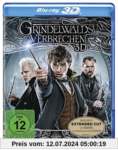 Phantastische Tierwesen: Grindelwalds Verbrechen (3D Blu-ray + 2D Extended Cut) [Blu-ray] von David Yates