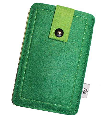 Davii Handy Filztasche für Samsung Galaxy S8 Plus / S9 Plus / S10 Plus mit Hülle, Schutztasche Robust, Handytasche mit Band Knopf, Rundumschutz, Etui weich Dealbude24 - Big Grün Davii Handy Filztasche für Samsung Galaxy S8 Plus / S9 Plus / S10 Plus mit Hülle, Schutztasche Robust, Handytasche mit Band Knopf, Rundumschutz, Etui weich Dealbude24 - Big Grün von Davii