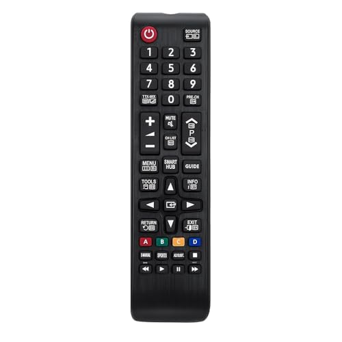 Davilis® Universal Fernbedienung für Samsung Smart TV BN59-01175N AA59-00603A AA59-00741A AA59-00786A AA59-00602A BN59-01247A AA59-00743A Kompatibel mit Alle für Samsung Fernbedienung Schwarz von Davilis