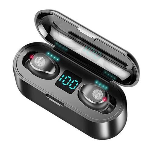 Davilis Kabellose Akku Kopfhörer Bluetooth 5.3 Universal Wasserdicht IPX7 Sportkopfhörer mit Mikrofon 120 Stunden Stereo HiFi 9D Tiefer Bass, Touch, Geräuschunterdrückung von Davilis
