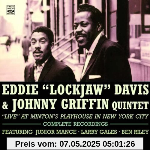 Complete Live at Minton'S Playhouse,NYC von Eddie 'lockjaw' Davis
