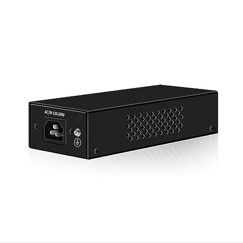 PoE Injector bis zu 90w Stromversorgung, Gigabit PoE Adapter für IP-Kameras und VoIP-Telefone Netzwerk Entfernung bis zu 328 ft. PoE Stromversorgung IEEE 802.3af konform Plug & Play UL Zertifiziert PoE Injector bis zu 90w Stromversorgung, Gigabit PoE Adapter für IP-Kameras und VoIP-Telefone Netzwerk Entfernung bis zu 328 ft. PoE Stromversorgung IEEE 802.3af konform Plug & Play UL Zertifiziert von Davuaz