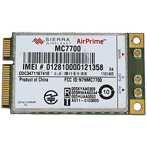 Daweglop MC7700 3G/4G WWAN entsperrt für AirPrime, Modul 100 Mbps 4G/3G LTE/FDD/WCDMA/Edge GPS für Windows/Linux von Daweglop