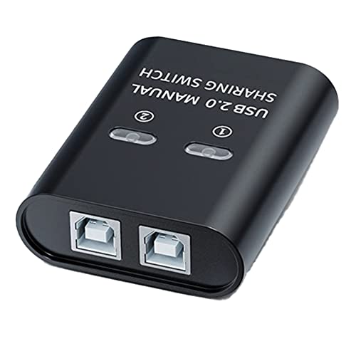 Daweglop USB-Switch 2-Port-Handbuch USB-HUB Computer Teilen Sich U-Disk-DruckergeräT in Einem Out USB2.0-Sharer von Daweglop