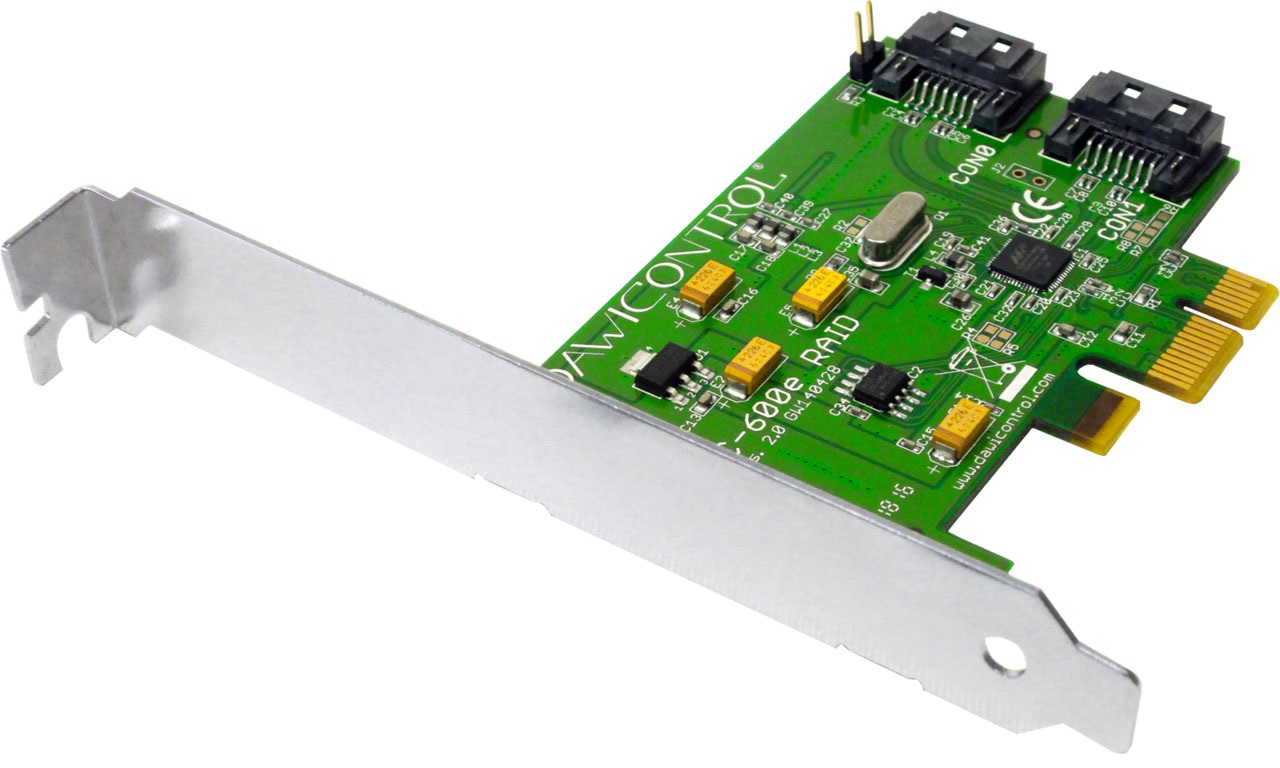 Dawicontrol PCI Card PCI-e DC-600e RAID 2-Kanal SATA3 Blist Dawicontrol PCI Card PCI-e DC-600e RAID 2-Kanal SATA3 Blist von Dawicontrol
