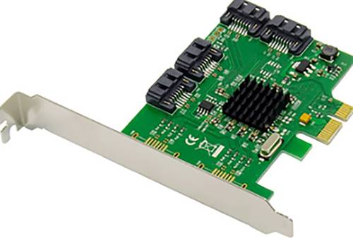 Dawicontrol PCI Card PCI-e DC-614e RAID 4Kanal SATA6G Retail PCI-Express Karte PCIe von Dawicontrol