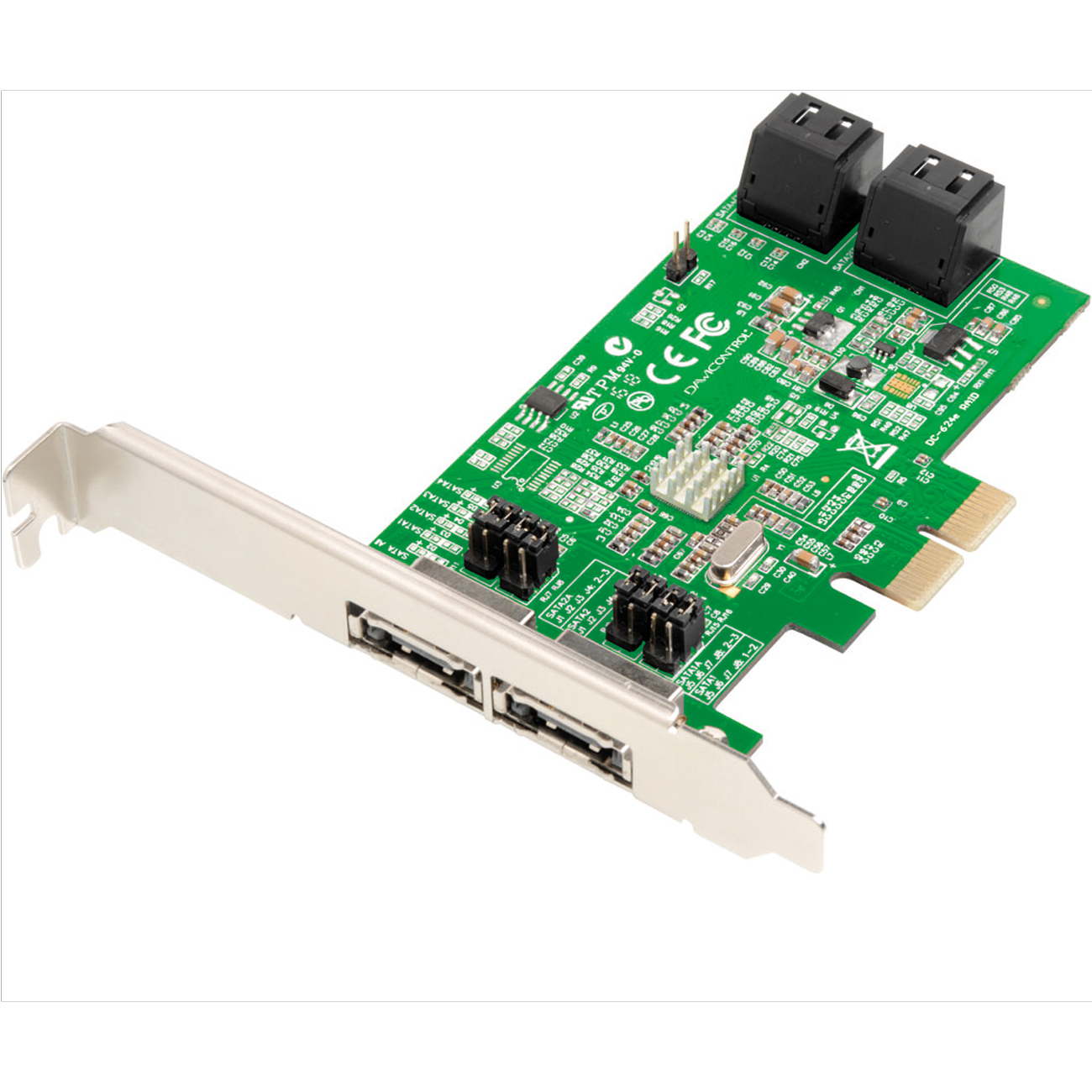 Dawicontrol PCI Card PCI-e DC-624e RAID R2 4-Kanal SATA 6G retail Dawicontrol PCI Card PCI-e DC-624e RAID R2 4-Kanal SATA 6G retail von Dawicontrol
