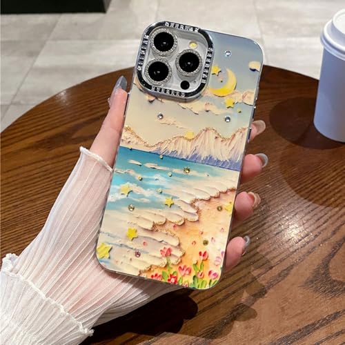 Dawnieee Hülle für iPhone 12 Pro Handyhülle Bunte Muster Vintage Ölgemälde Schutzhülle Weiche TPU Bumper Stoßfester mit weiches Silikon Case Cover für iPhone 12 Pro 6.1"-Muster 4 Dawnieee Hülle für iPhone 12 Pro Handyhülle Bunte Muster Vintage Ölgemälde Schutzhülle Weiche TPU Bumper Stoßfester mit weiches Silikon Case Cover für iPhone 12 Pro 6.1"-Muster 4 von Dawnieee