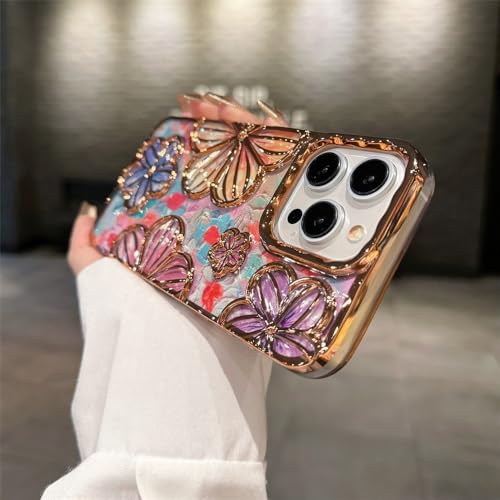 Dawnieee Hülle für iPhone 16 Plus Handyhülle Bunte Vintage Blume Handyhülle Flexible Galvanisierte TPU Stoßfeste Stoßfänger Schutzhülle Bumper Case Cover für iPhone 16 Plus 6.7"-Metalle Dawnieee Hülle für iPhone 16 Plus Handyhülle Bunte Vintage Blume Handyhülle Flexible Galvanisierte TPU Stoßfeste Stoßfänger Schutzhülle Bumper Case Cover für iPhone 16 Plus 6.7"-Metalle von Dawnieee