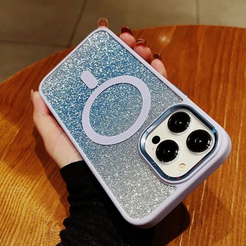 Dawnieee Transparent Glitzer Magnetische Handyhülle für iPhone 14 Pro Hülle 6.1" Leicht Dünn TPU Bumper PC Schale Case Mode TPU Stoßfeste Schutzhülle Cover für Mädchen und Frauen-Blau Dawnieee Transparent Glitzer Magnetische Handyhülle für iPhone 14 Pro Hülle 6.1" Leicht Dünn TPU Bumper PC Schale Case Mode TPU Stoßfeste Schutzhülle Cover für Mädchen und Frauen-Blau von Dawnieee