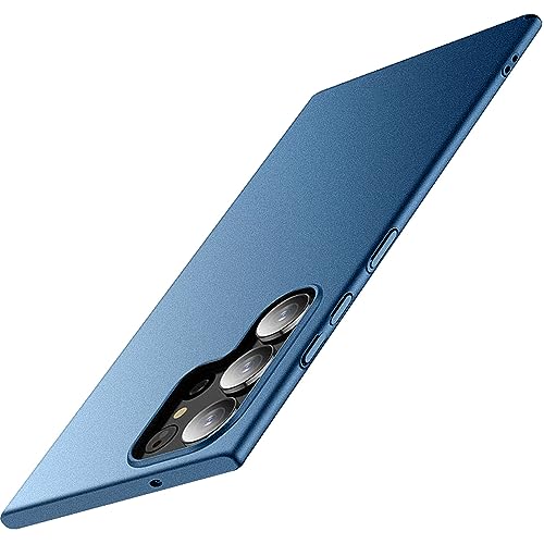 Dawnieee Ultra Dünne Handyhülle für Samsung Galaxy S24Ultra Hülle, Slim Stoßfest Schutzhülle Samsung Galaxy S24Ultra Ultraleicht Hard PC Hartcase Kratzfest Bumper Matt Case Kameraschutz Cover.Blau Dawnieee Ultra Dünne Handyhülle für Samsung Galaxy S24Ultra Hülle, Slim Stoßfest Schutzhülle Samsung Galaxy S24Ultra Ultraleicht Hard PC Hartcase Kratzfest Bumper Matt Case Kameraschutz Cover.Blau von Dawnieee