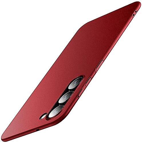 Dawnieee Ultra Dünne Handyhülle für Samsung Galaxy S25 Hülle, Slim Stoßfest Schutzhülle Samsung Galaxy S25 Ultraleicht Hard PC Hartcase Kratzfest Bumper Matt Case Kameraschutz Cover.Rot Dawnieee Ultra Dünne Handyhülle für Samsung Galaxy S25 Hülle, Slim Stoßfest Schutzhülle Samsung Galaxy S25 Ultraleicht Hard PC Hartcase Kratzfest Bumper Matt Case Kameraschutz Cover.Rot von Dawnieee