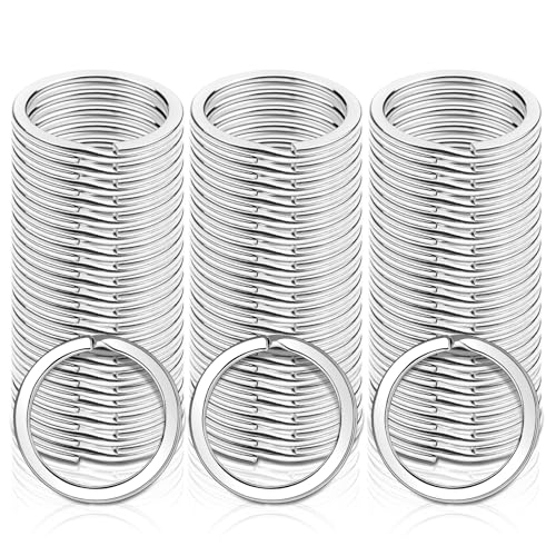 100 Stück Schlüsselanhänger Ringe, Schlüsselring 25mm, Schlüsselringe Ringe Edelstahl, Schlüssel Ringe für Auto, Haus, Schlüssel Zubehör 100 Stück Schlüsselanhänger Ringe, Schlüsselring 25mm, Schlüsselringe Ringe Edelstahl, Schlüssel Ringe für Auto, Haus, Schlüssel Zubehör von Dawumin