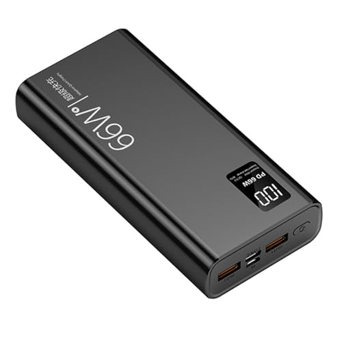 20000mAh Mobile Power Adapter Akku Aufladen mit LED Display und Doppel USB C PD20W Hohe Kapazität für schnelles Aufladen von Dawutocap