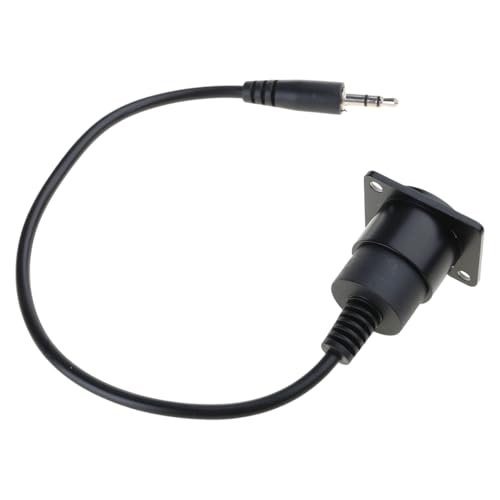 Dawutocap 1/8 Stereo-Panel-Anschluss, 3,5 mm Stecker/Buchse auf Buchse, kurzes Kabel durch Koppler, Panelhalterung für Stereo-Kabel Dawutocap 1/8 Stereo-Panel-Anschluss, 3,5 mm Stecker/Buchse auf Buchse, kurzes Kabel durch Koppler, Panelhalterung für Stereo-Kabel von Dawutocap