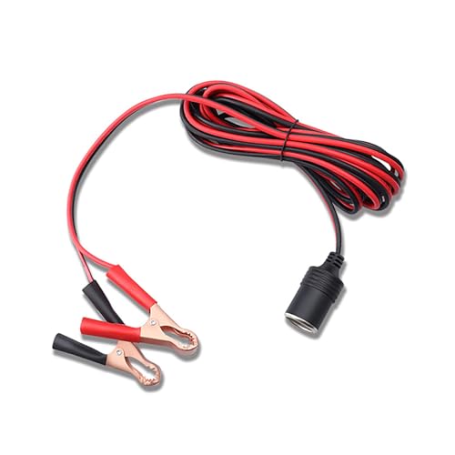 Dawutocap 12 V/24 V Batterie Alligatoren Clip Weibliche Stromversuchungskonverter Kabelschaltkabel Für Fahrzeugzubehör von Dawutocap