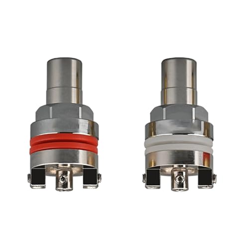 Dawutocap Buchsenklemmen, 1 Paar, lötfreie Gold/Rhodium-Finish, für die Reparatur von Heimbewegungen und Hörgeräten Dawutocap Buchsenklemmen, 1 Paar, lötfreie Gold/Rhodium-Finish, für die Reparatur von Heimbewegungen und Hörgeräten von Dawutocap