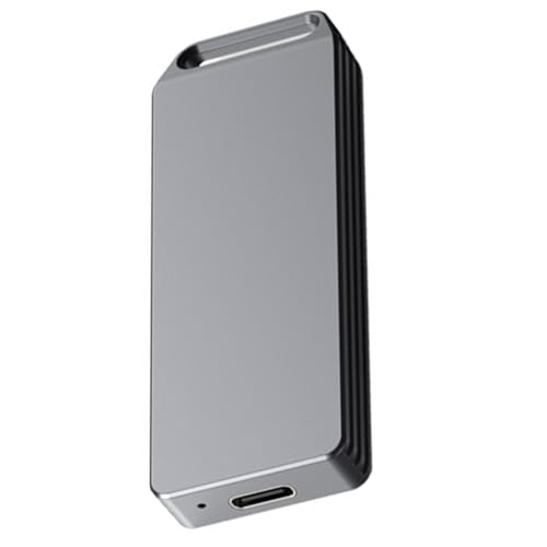 Dawutocap NVMe-Reader-Gehäuse aus Aluminium, 10 Gbit/s, USB C 3.1, 2Gen-Schnittstellen, M-Key für Größe 2230/2242 von Dawutocap