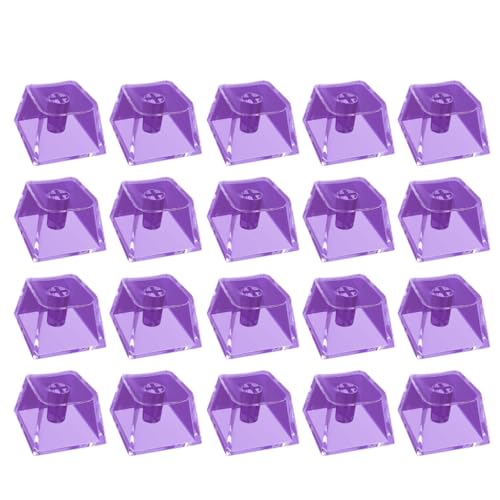 Dawutocap Transparente PC-Tastenkappen, Originalhöhe, mechanische Tastaturen, PC-Rohlinge, Hintergrundbeleuchtung, 20 Stück von Dawutocap
