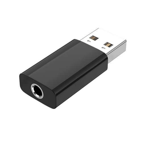Dawutocap USB Kopfhöreradapter Zum Anschließen Von 3 5 Mm Kopfhörern Laptops Desktops Stereo Höradapter von Dawutocap
