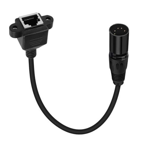 Dawutocap XLR5 5Pin Männliche Frau Zum RJ45 Kabel Für Den Klangtransfer In Professioneller Umgebung Dawutocap XLR5 5Pin Männliche Frau Zum RJ45 Kabel Für Den Klangtransfer In Professioneller Umgebung von Dawutocap