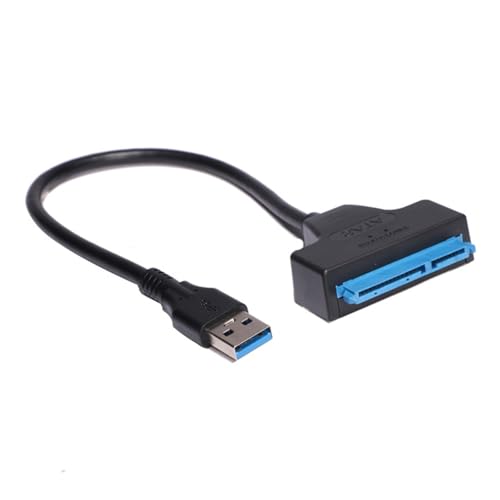 High Speed 2,5 Zoll auf USB Kabel Plugs & Plays Adapter Festplatten Adapter 20 cm für mühelose Datensicherung und -übertragung von Dawutocap