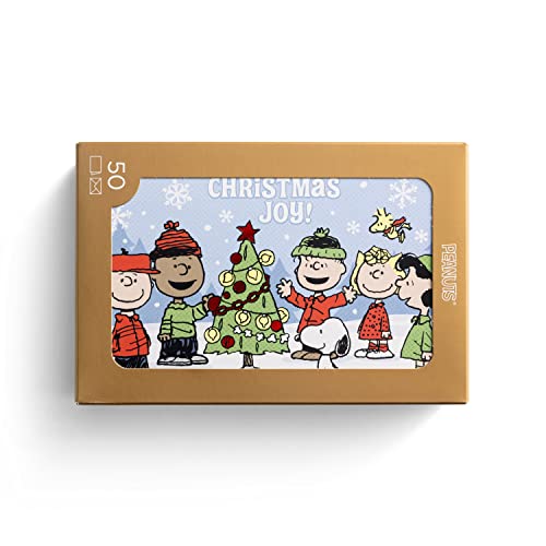 DaySpring - Peanuts Gang: Christmas Joy! Inspirierende Karten mit Umschlägen (J9694), 50 Stück von DaySpring