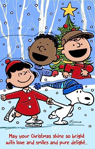 DaySpring - Peanuts – May Your Christmas Shine Bright – 18 Weihnachtskarten und Umschläge (U1010) von DaySpring