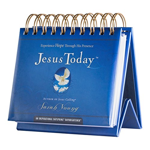 DaySpring Sarah Young 51199 Flip-Kalender mit Jesus Today, Blau von DaySpring