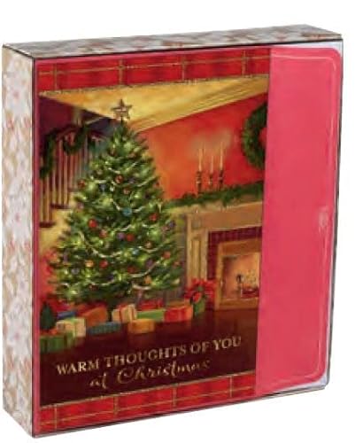 KJV Weihnachtskarten mit Aufschrift "Warm Thoughts of You at Christmas", inspirierend, 18 Weihnachtskarten und Umschläge, 18 Stück von DaySpring