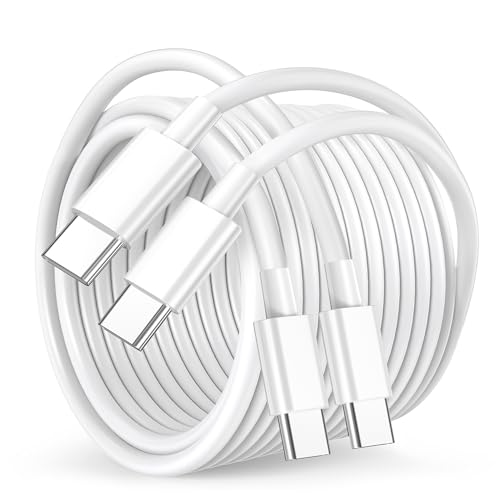for 100W Apple USB C to USB C Cable 10ft 2Pack, USB C Charger Cable Fast Charging Type C Cable for iPhone 15 Pro Max Plus MacBook Pro/2019/2018/2017, for iPad Mini Pro Air, Samsung S23 S22 S21, Pixel von Dayaoncy