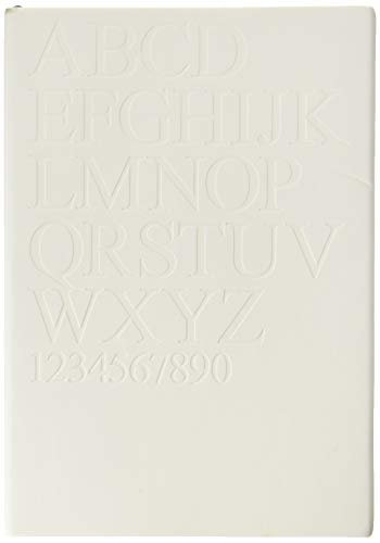 Daycraft N75 302-00 - Signatur Gutenberg A5 Notizbuch, Times New Roman weißes Cover schönes italienisches PU von Daycraft
