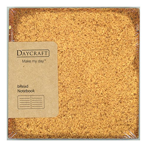 Daycraft N76 412-00 - Bread Notizbuch, Brot Deckenband, Tintenstrahlbedruckte Ränder, vollkorn von Daycraft