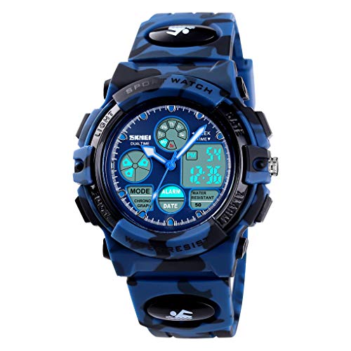 Dayllon Armbanduhr Kinder Junge Digital Outdoor Sport 50 M Wasserdicht Watch for Kids Analoge Uhr mit Wecker 12/24 h Stoppuhr LED Licht Kinder Uhren für Jungs Dayllon Armbanduhr Kinder Junge Digital Outdoor Sport 50 M Wasserdicht Watch for Kids Analoge Uhr mit Wecker 12/24 h Stoppuhr LED Licht Kinder Uhren für Jungs von Dayllon