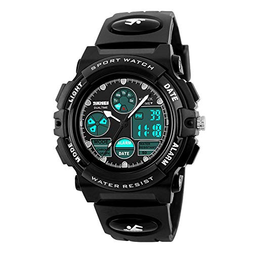 Dayllon Armbanduhr Kinder Junge Digital Outdoor Sport 50 M Wasserdicht Watch for Kids Analoge Uhr mit Wecker 12/24 h Stoppuhr LED Licht Kinder Uhren für Jungs Dayllon Armbanduhr Kinder Junge Digital Outdoor Sport 50 M Wasserdicht Watch for Kids Analoge Uhr mit Wecker 12/24 h Stoppuhr LED Licht Kinder Uhren für Jungs von Dayllon