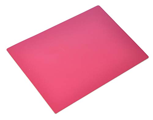 Leder Dickleder Glattleder LARP Lederzuschnitt - Unterlage-30x30cm-Pink von DayneQ