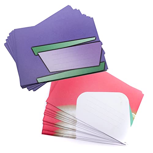 12 farbige Briefumschläge B6 für Einladungskarten Geburtstageinladungen Hochzeitseinladung Einladung Karte (Lila) von DbKW