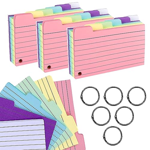 450 Blatt Karteikarten Karteikarten Bunt Lernkarten 125 * 80 mm Sechsfarbige mit 6 Ringverschlüssen für Bürogeräte Memos Lernen von Vokabelformeln 450 Blatt Karteikarten Karteikarten Bunt Lernkarten 125 * 80 mm Sechsfarbige mit 6 Ringverschlüssen für Bürogeräte Memos Lernen von Vokabelformeln von Dbuwqips