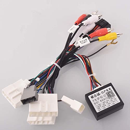 Dciustfhe Autoradio Stereo Kabelbaum Kabel Adapter Android 16pin， for Nissan Murano Qashqai J10 J11 X Trail Tiida (Color : Canbus Cable) von Dciustfhe