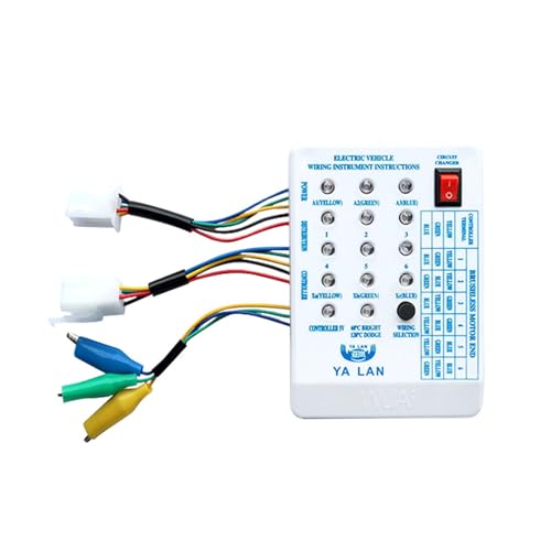 Ddujbtp Brushless Motor Tester 24V/36V/48V/60V/72V Elektroauto E-Bike Scooter Bürstenloser Motor Controller Tester von Ddujbtp