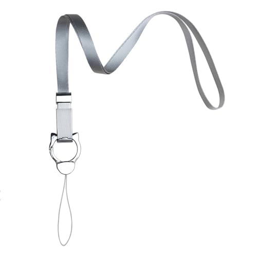 Ddujbtp Geflochtenes Nylon-Umhängeband mit Metall-Karabinerverschluss, umwandelbar in Halskette oder Armbänder für alle Anlässe Ddujbtp Geflochtenes Nylon-Umhängeband mit Metall-Karabinerverschluss, umwandelbar in Halskette oder Armbänder für alle Anlässe von Ddujbtp