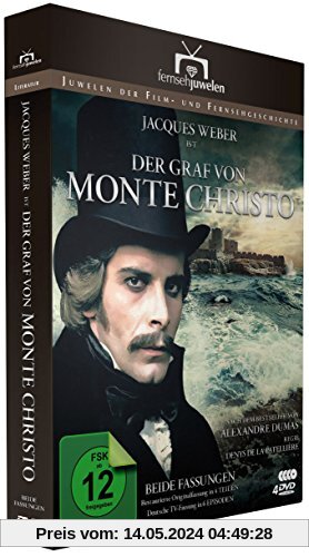 Der Graf von Monte Christo - Der komplette 6-Teiler (Fernsehjuwelen) [4 DVDs] von De, la Patelliere Denys