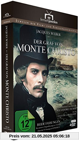 Der Graf von Monte Christo - Der komplette 6-Teiler (Fernsehjuwelen) [4 DVDs] von De, la Patelliere Denys