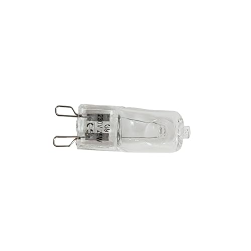 G9 Lampe Halogen Sockel 25 230 (35 x 18 mm) für Dunstabzugshaube de Dietrich – 71 x 2994 von De Dietrich