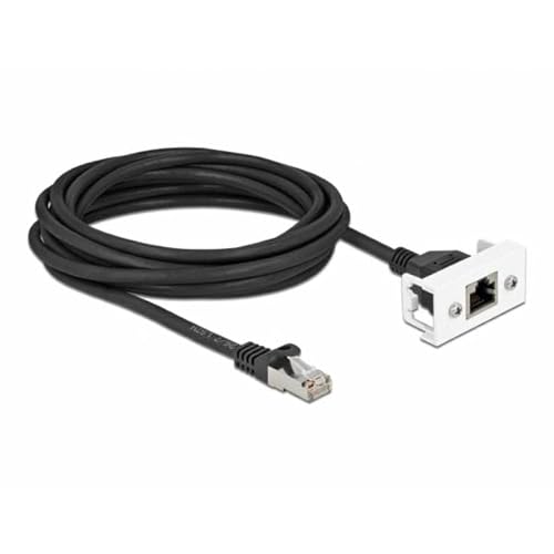 87123 - Verlängerung für Easy 45 Modul S/FTP RJ45 Stecker zu RJ45 Buchse Cat.6A,5 m, schwarz 87123 - Verlängerung für Easy 45 Modul S/FTP RJ45 Stecker zu RJ45 Buchse Cat.6A,5 m, schwarz von DeLOCK