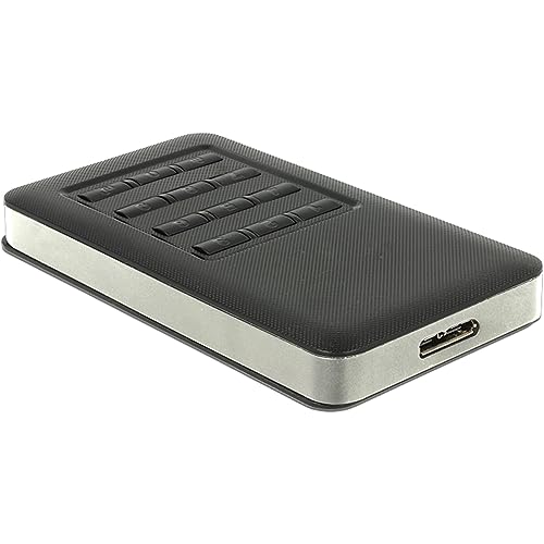DELOCK Externes Gehause M.2 Key B 42 mm SSD USB 3.0 Typ Micro-B Buchse mit Verschlusselungsfunktion von DeLOCK