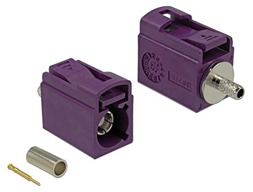 DELOCK FAKRA D Buchse 21 mm kurz zum Crimpen DELOCK FAKRA D Buchse 21 mm kurz zum Crimpen von DeLOCK