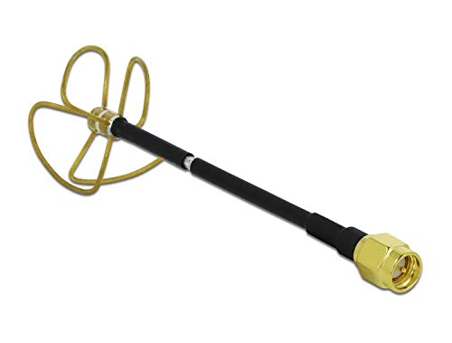 DELOCK FPV 5725-5875MHz Antenne SMA Stecker 2,5dBi zirkular polarisiert von DeLOCK