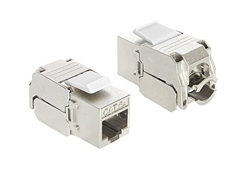 Delock Keystone RJ45 Buchse auf LSA werkzeugfrei Cat.6A Set Delock Keystone RJ45 Buchse auf LSA werkzeugfrei Cat.6A Set von DeLOCK