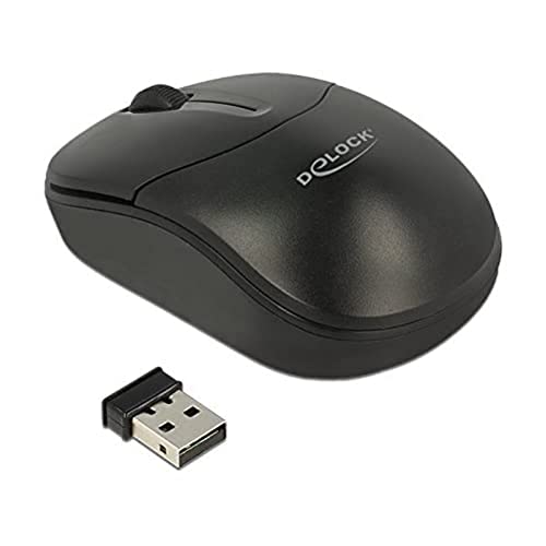 DELOCK Optische 3-Tasten Mini Maus 2,4 GHz Wireless von DeLOCK